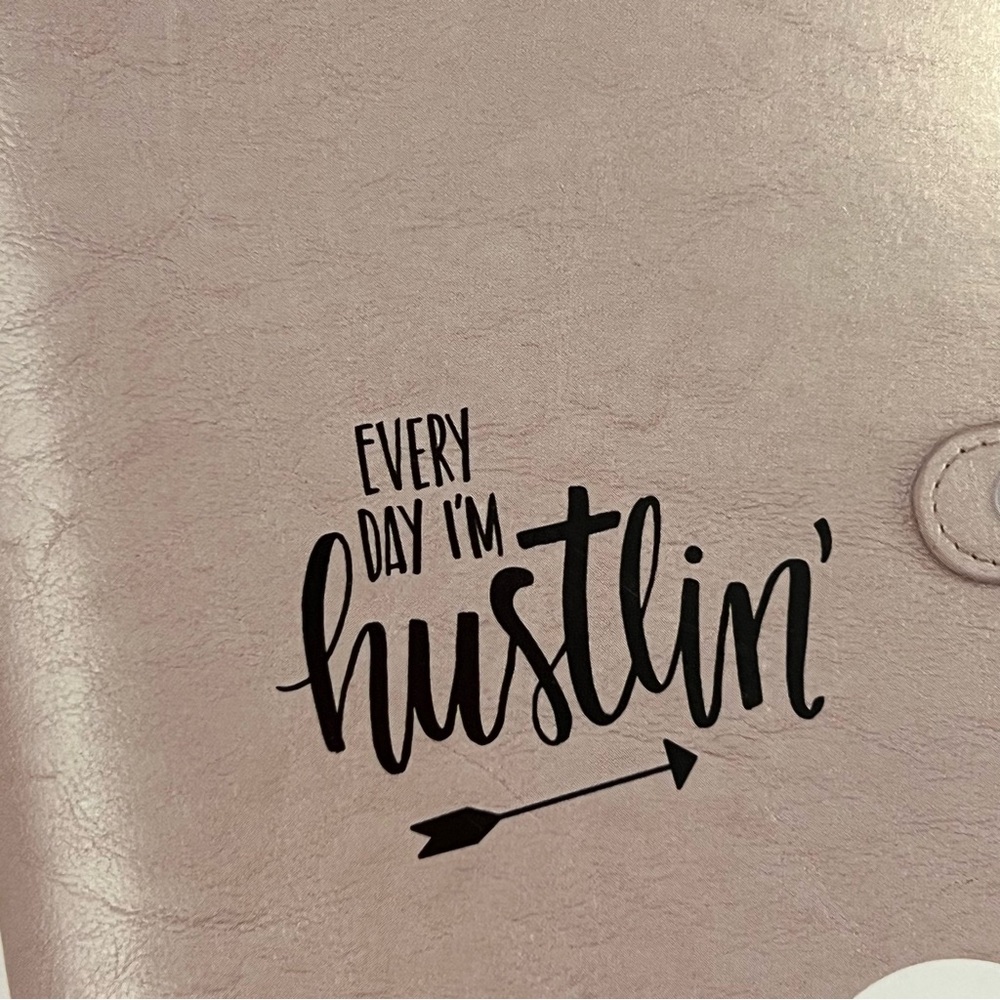 Hustlin' Planner Decal - Black - Picture 2 of 3